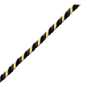 Cablé 4mm - 304 - Noir et or