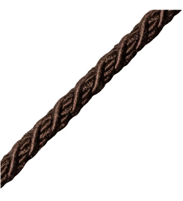 Cablé polo 8 mm - 065 - Cacao