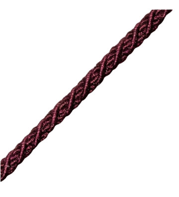 Cablé polo 5 mm - 068 - Prune