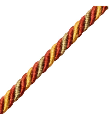 Cablé 8 mm - 809 - Terra-cotta